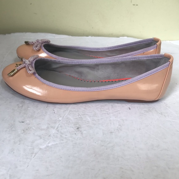 SAM EDELMAN NEW Ava Patent Leather Ballet Flats Shoes Bow Star Melba Comfy Boho - Picture 3 of 11